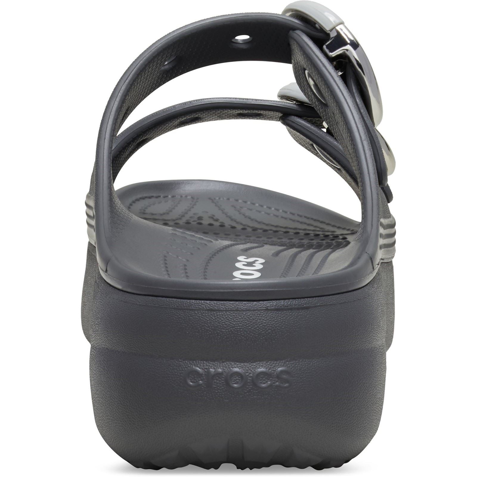 Crocs Saturday Platform Buckle Eva Damen Carbon Sandalen