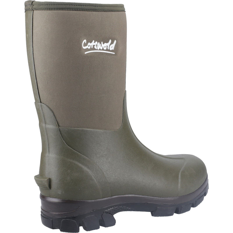 Cotswold Kensington Lederne Grüne Gummistiefel