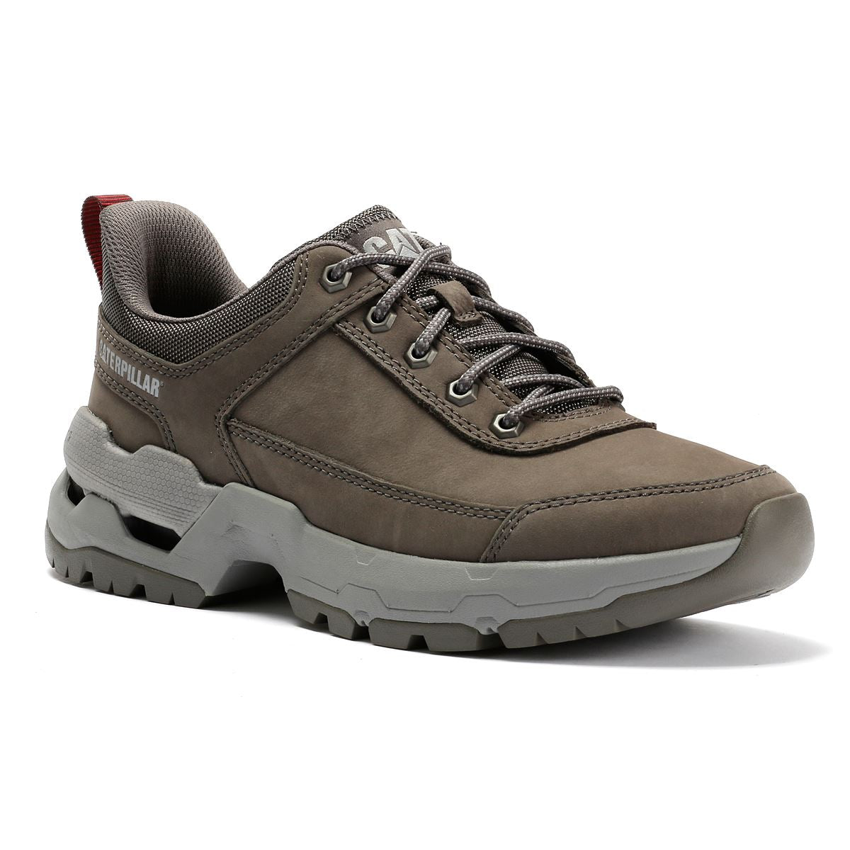 Caterpillar Surge Hiker Lo Waxy Nubuck Herren Graue Schnürschuhe