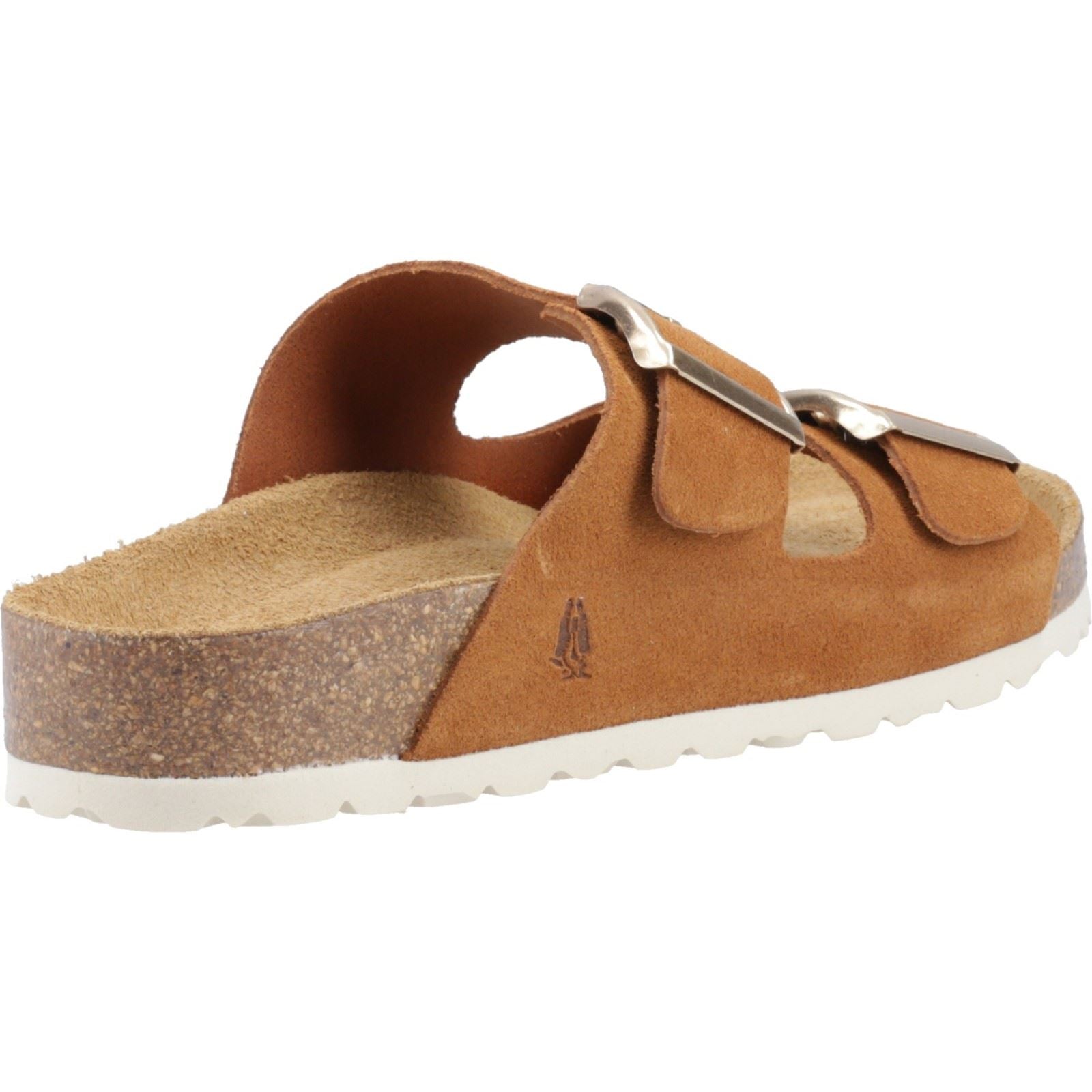 Hush Puppies Brixley Mule Wildleder Damen Sandalen In Tan