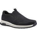 Hush Puppies Cole Leder Herren Schwarze Nubukloafer