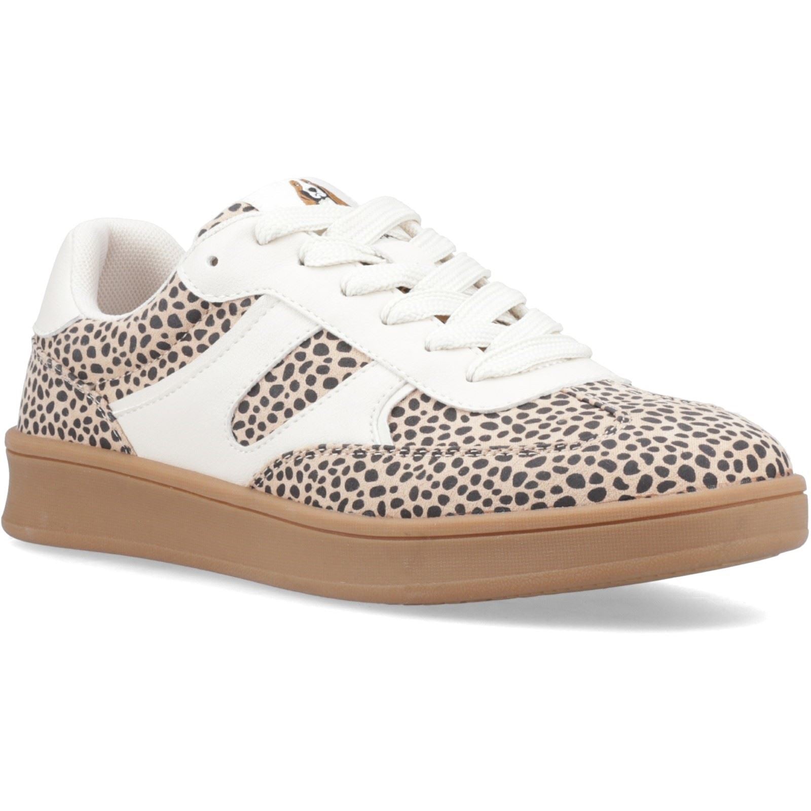 Hush Puppies Maura Textile Textile Damen Geparden Sneakers