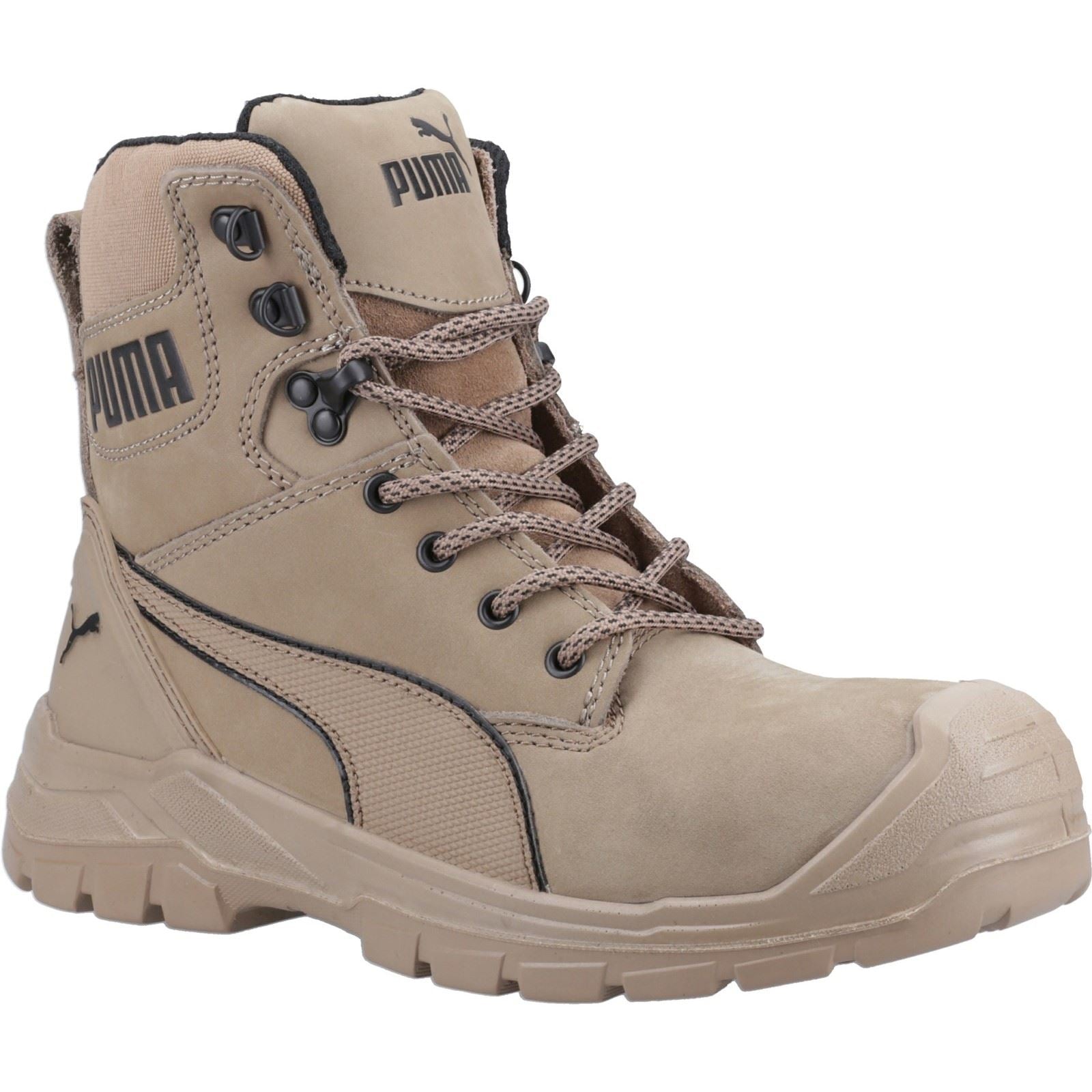 Puma Safety Eroberung Nubuck Stein Sicherheitsstiefel