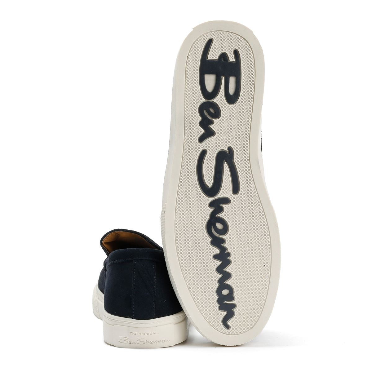 Ben Sherman Almer Wildleder Herren Blaue Loafer