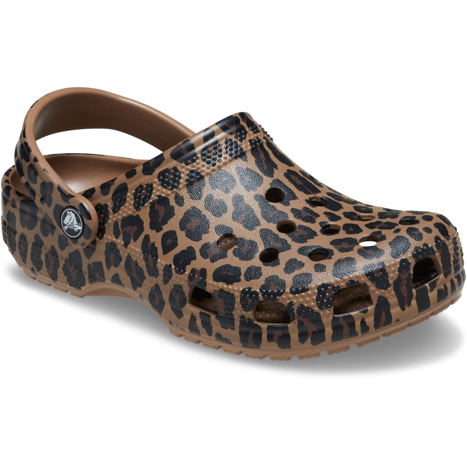 Crocs Classic Animal Eva Damen Sepia/Leopard Clogs