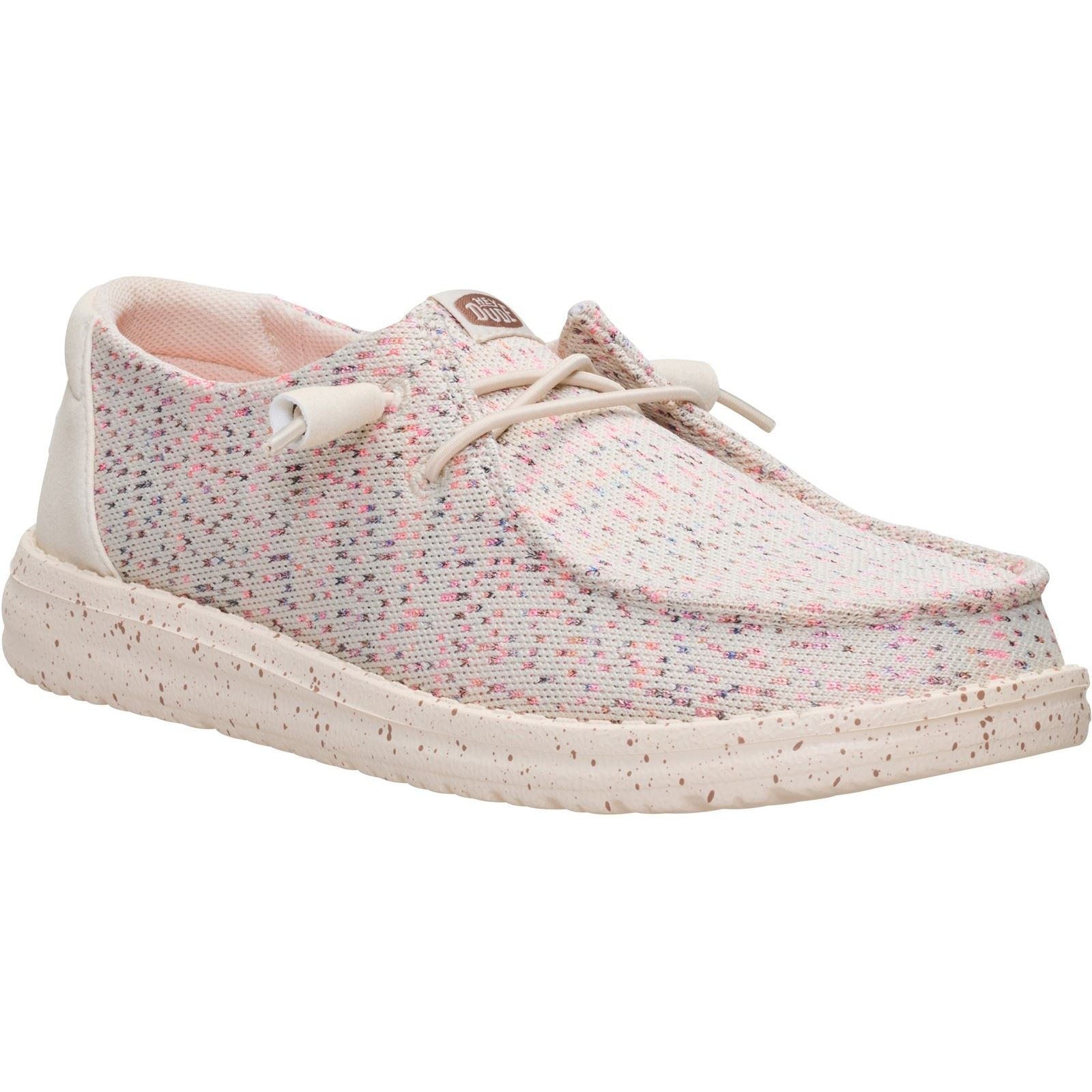 HEYDUDE Wendy Stretch Polyester Damen Taupe/Multi Freizeitschuhe