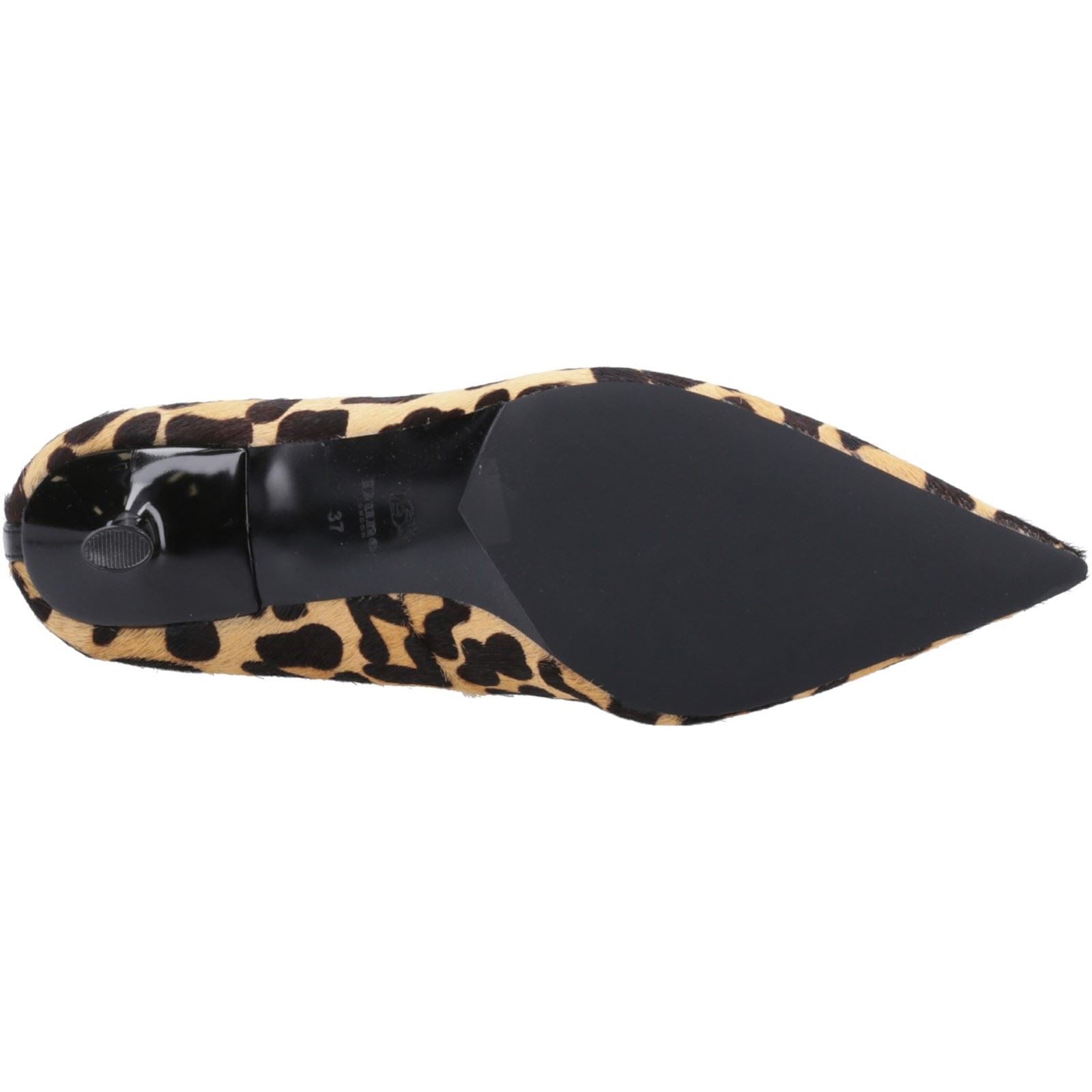 Dune Angelina Leder Damen Leoparden High Heels