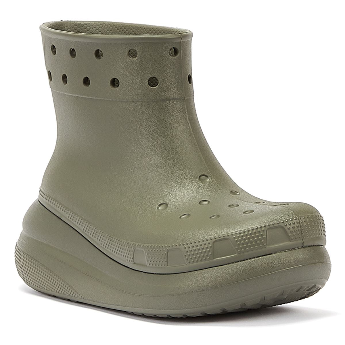 Crocs Klassische Crush-Stiefel Für Damen, Olivgrün