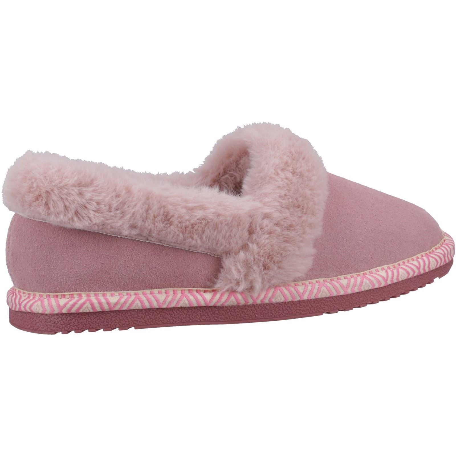 Hush Puppies Ariel Wildleder Damen Blush Hausschuhe