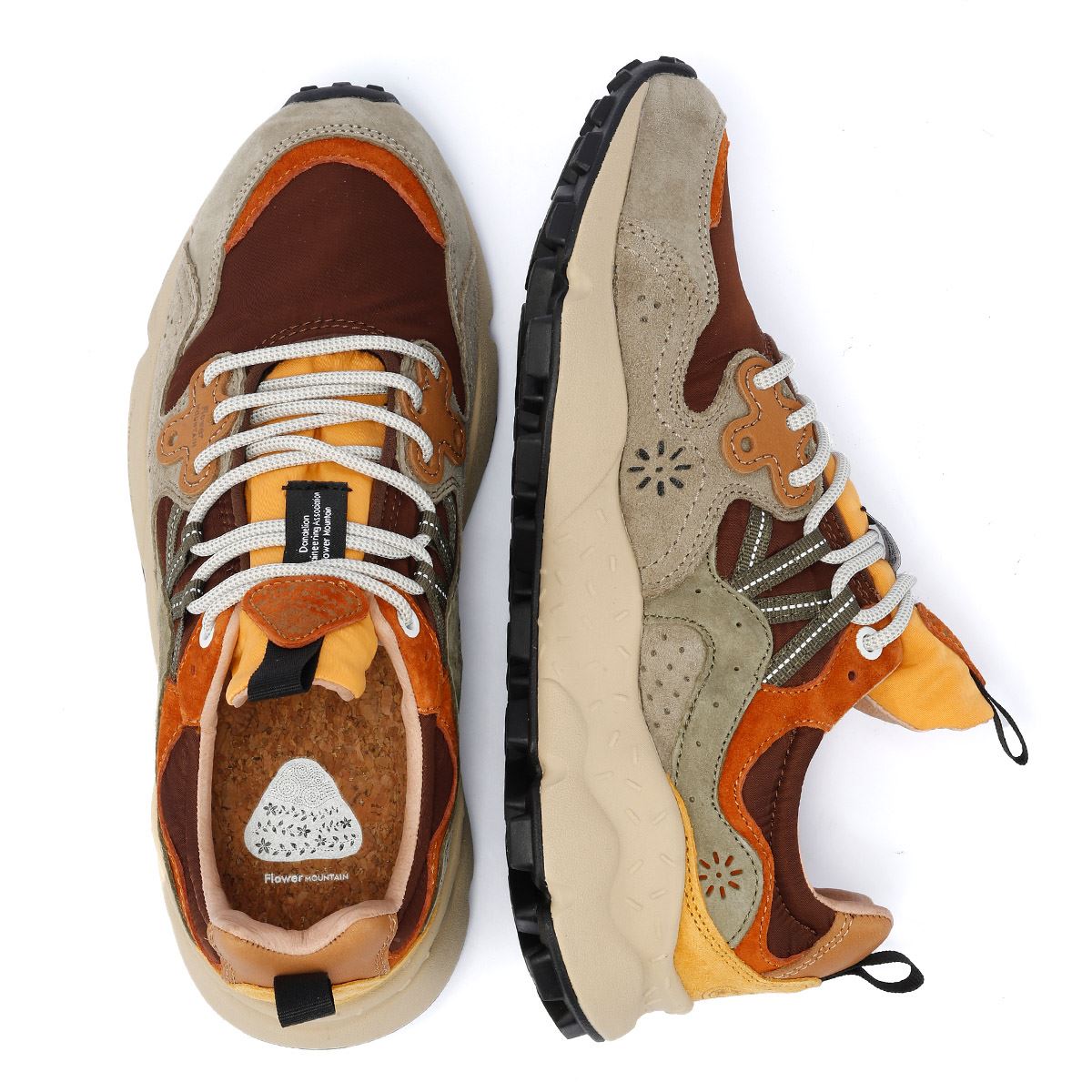 Flower Mountain Yamano 3 Wildleder Braune Turnschuhe