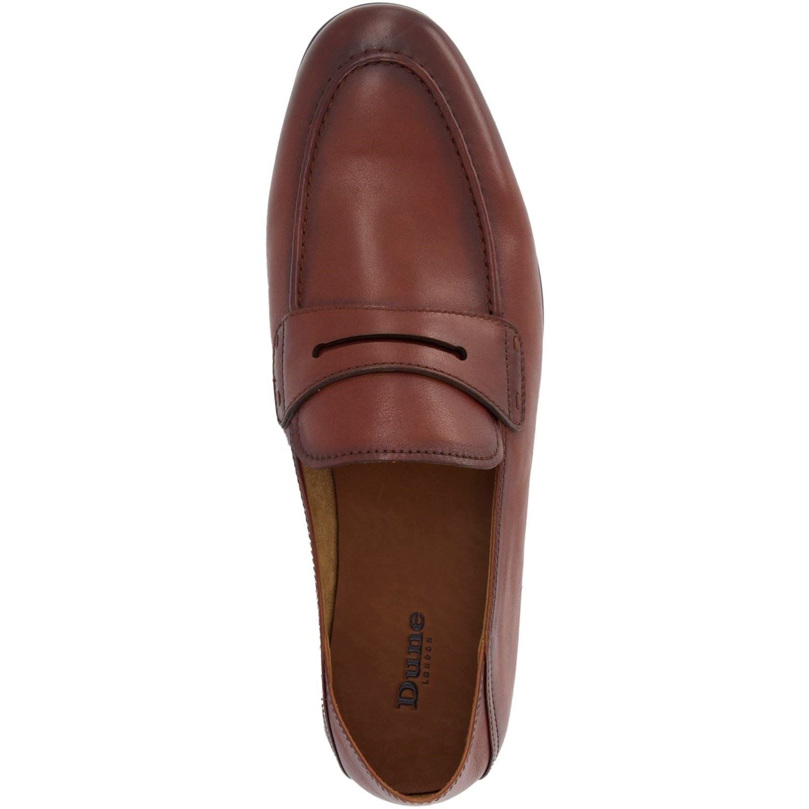 Dune Sync Leder Herren Slipper In Beige