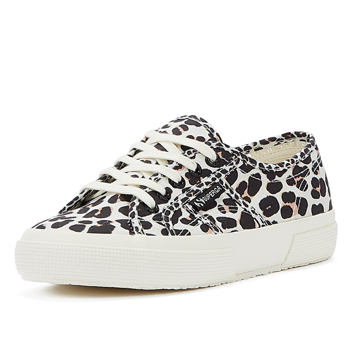 Superga 275 Damen-Sneaker In Beige Mit Hellem Leopardenmuster