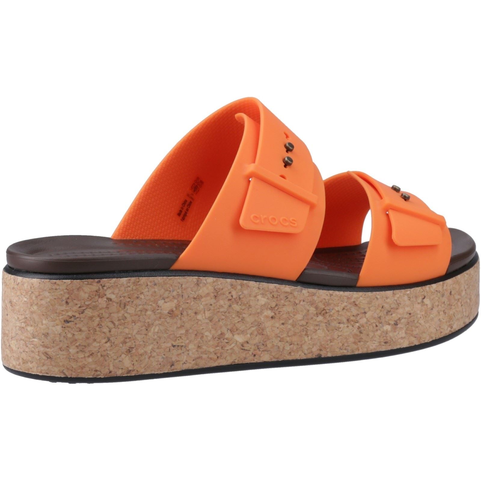 Crocs Brooklyn Buckle Damen Topaz Keilabsätze