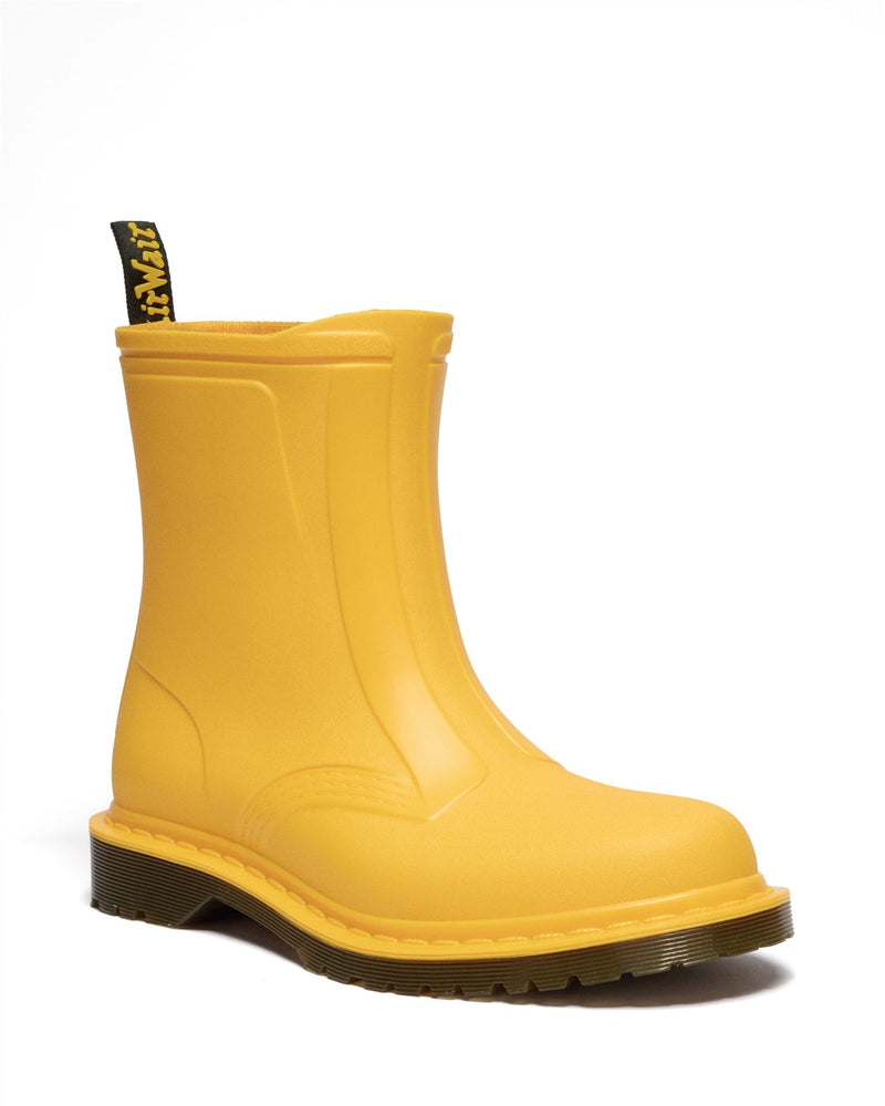 Dr. Martens 1460 Rain Pull On Damen Gelbe Gummistiefel