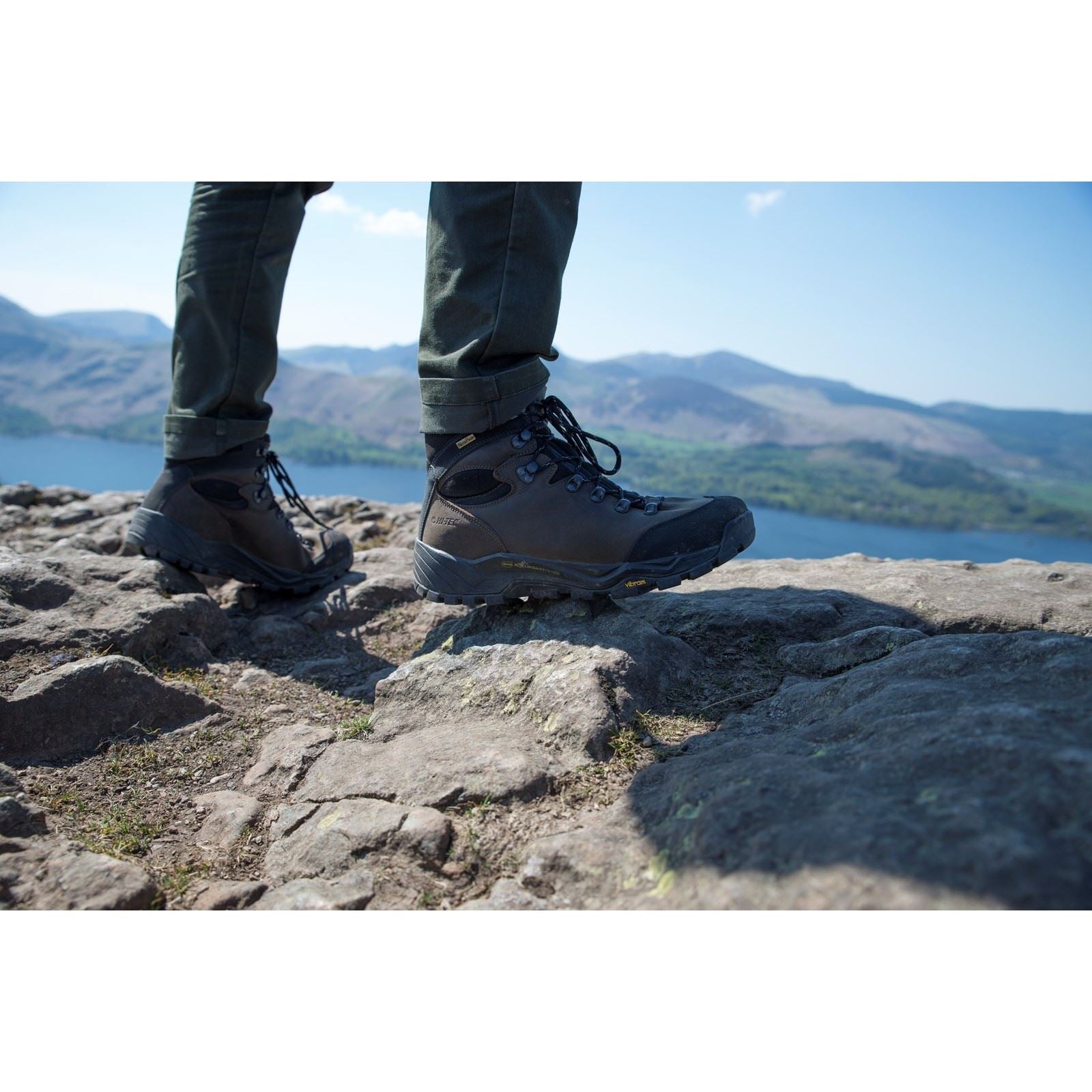 Hi-Tec Altitude Pro RGS Herren Wanderstiefel Aus Dunkler Schokoladenleder