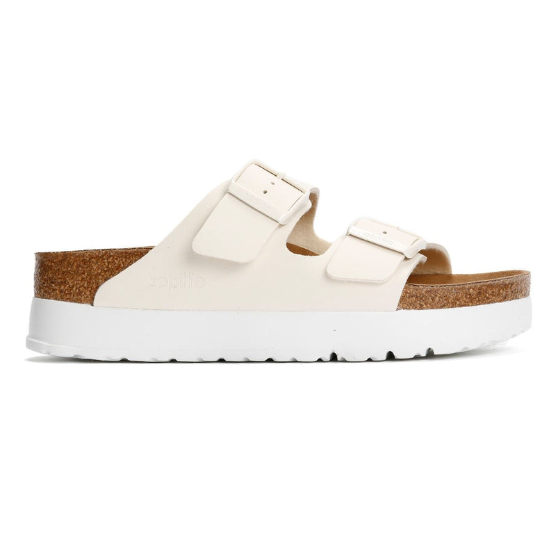 Birkenstock Arizona Flex Narrow Fit Damen Weiße Sandalen