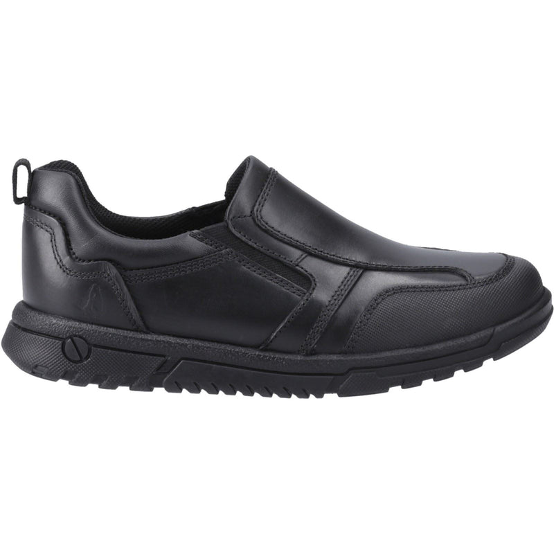 Hush Puppies Sergio Lederslipper In Schwarz Für Jungen