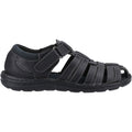 Hush Puppies Albert Herren Sandalen Aus Schwarzem Leder