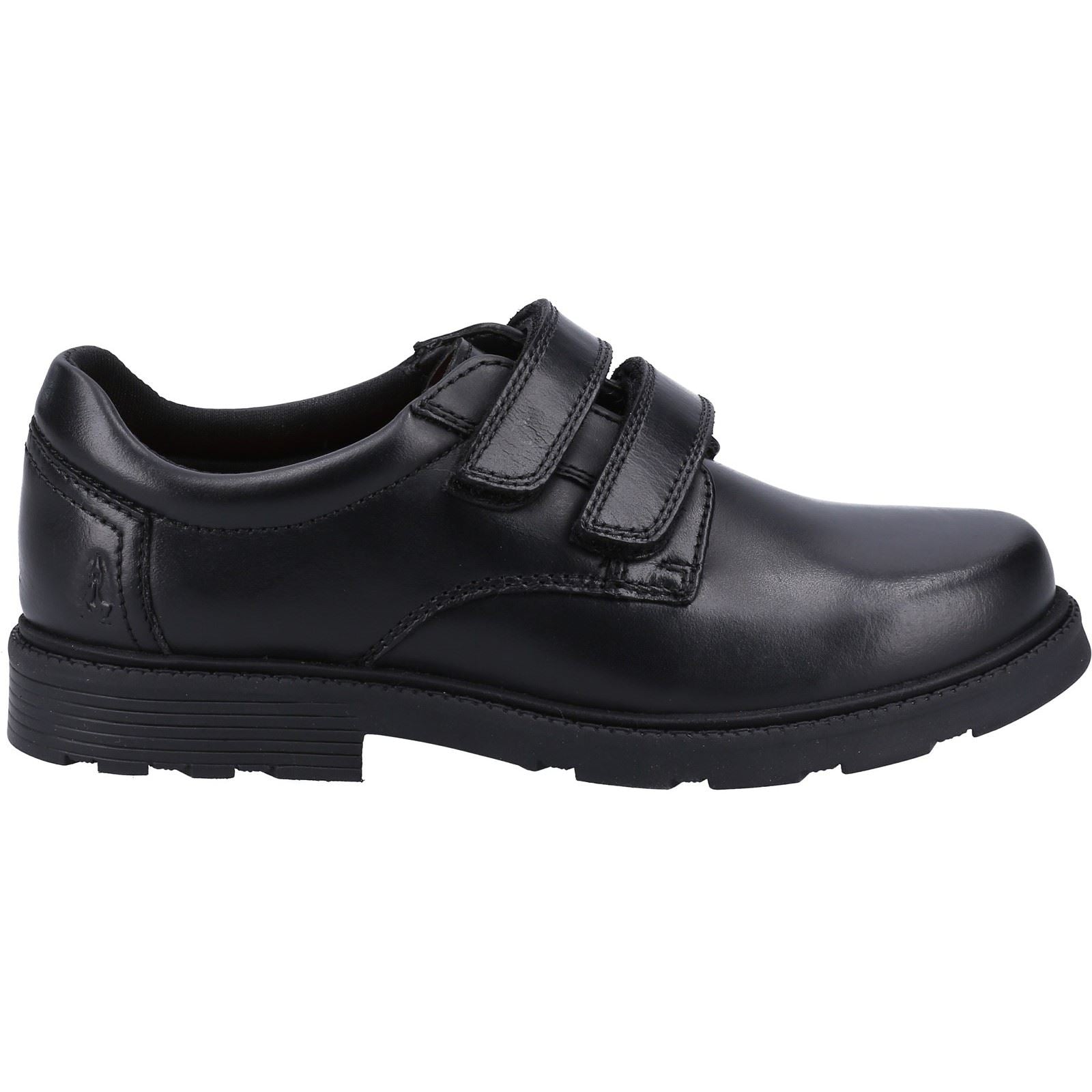 Hush Puppies Logan SNR Lederschuhe Für Jungen In Schwarz