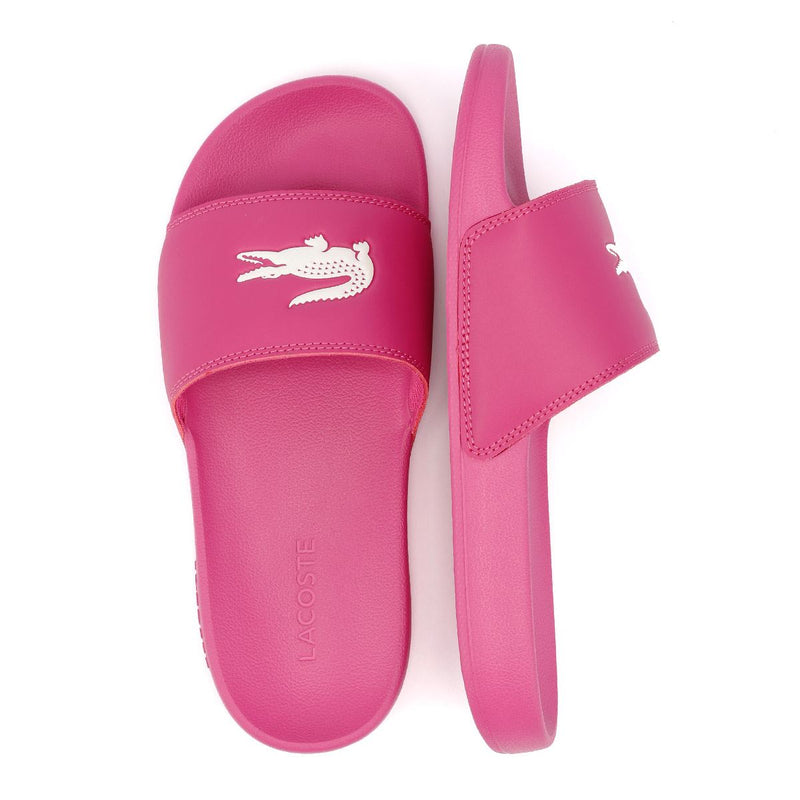 Lacoste Serve Slide 0.0 Damen-Pink-Schlappen