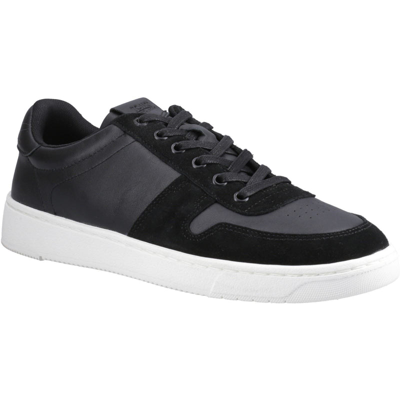 TOMS TRVL Lite Court Leder Herren Schwarze Sneakers