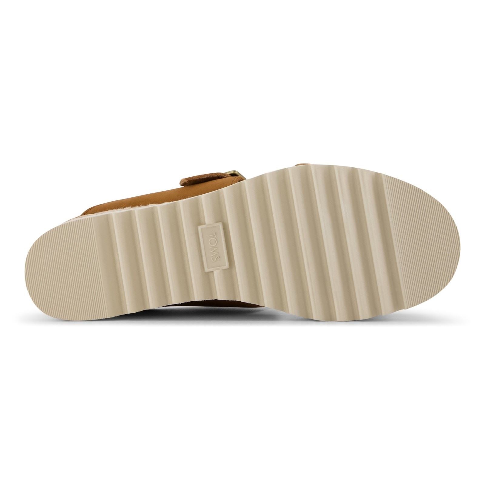 TOMS Diana Leder Damen Braun Zucker Sandalen