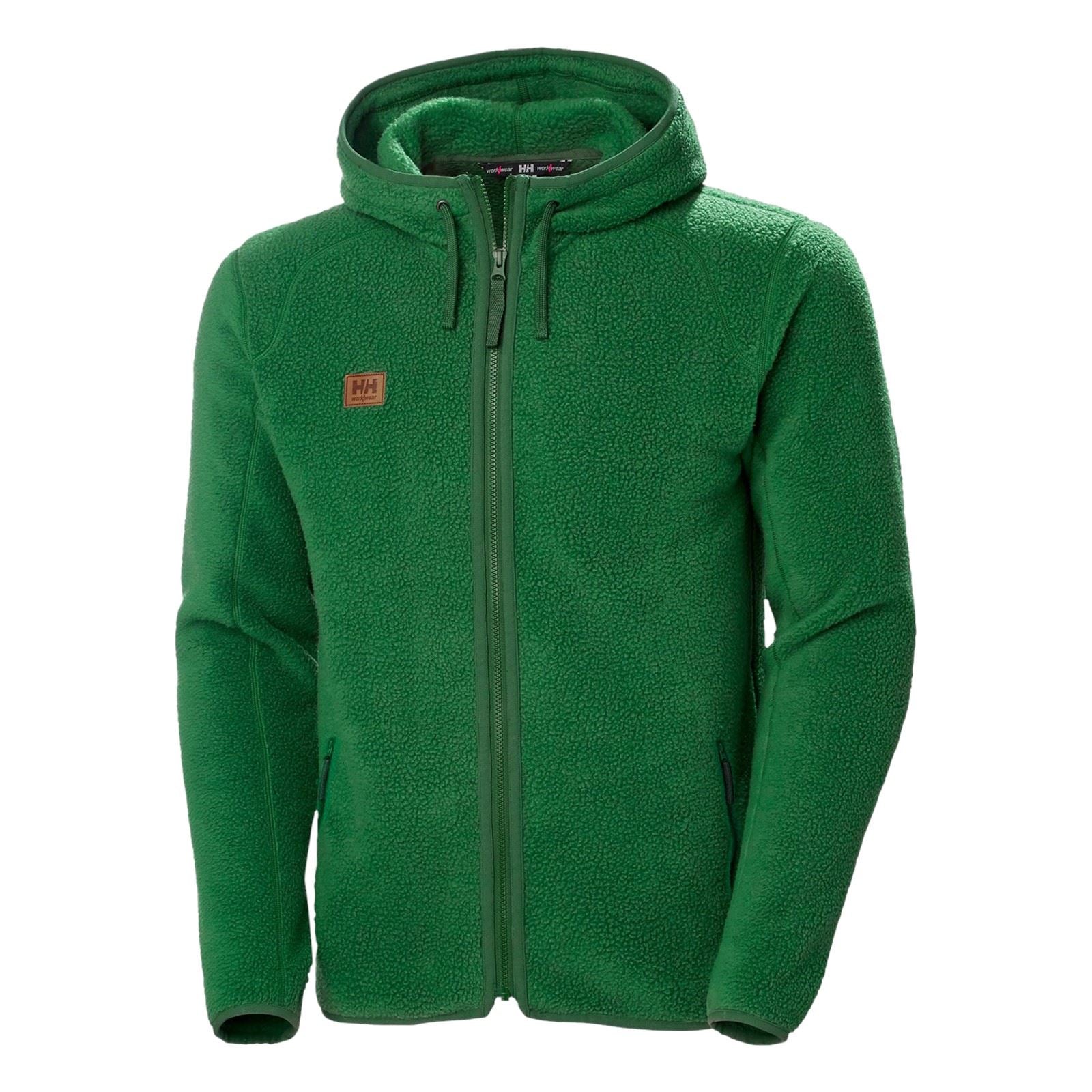 Helly Hansen Workwear Heritage Pile Hoodie Herren Grüne Fleecejacke