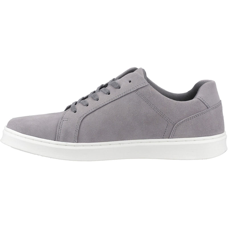 Hush Puppies Madden Herren Sneaker Aus Veloursleder In Grau