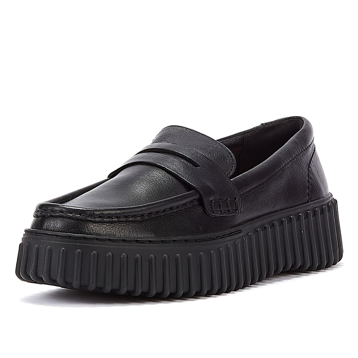 Clarks Main Torhill Penny Leder Damenschuhe In Schwarz Für Optimalen Komfort