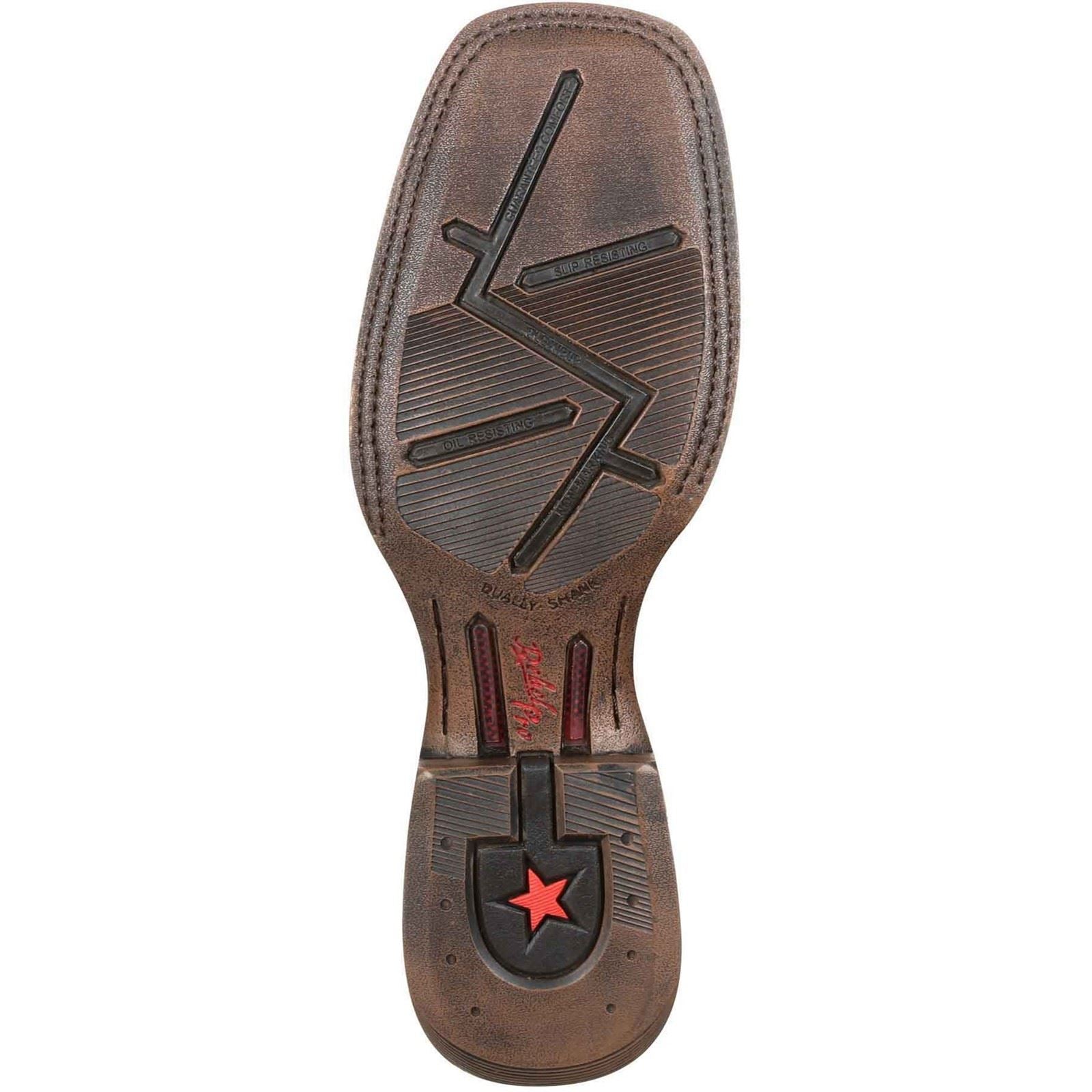 Durango Rebel Pro Herrenstiefel Aus Belgischem Braun/Denim Blauem Leder