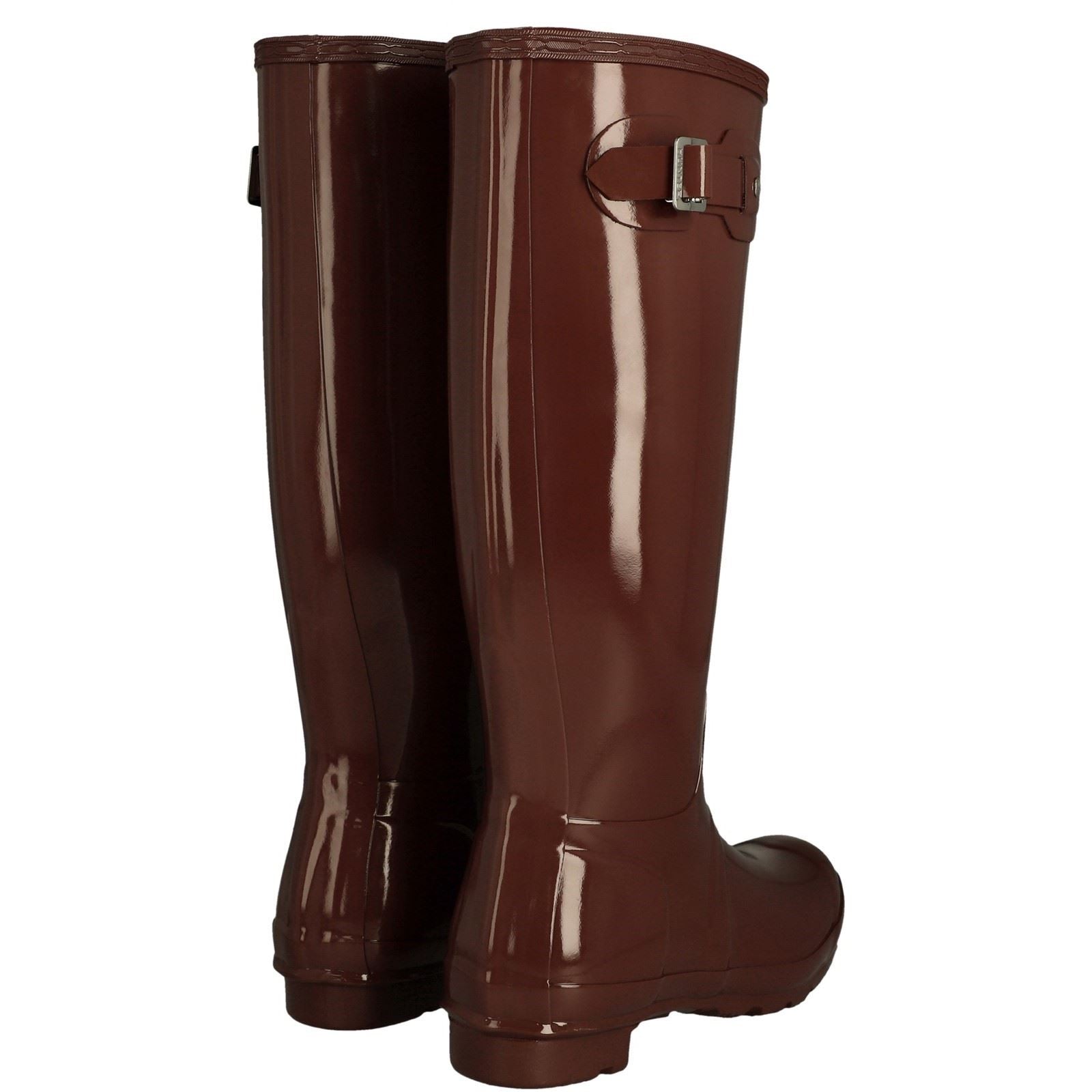 Hunter Original Tall Gloss Gummistiefel Für Damen In Gedämpftem Beerenfarben