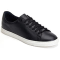 Base London Tucker Schwarze Farbe Ledersneaker Für Herren