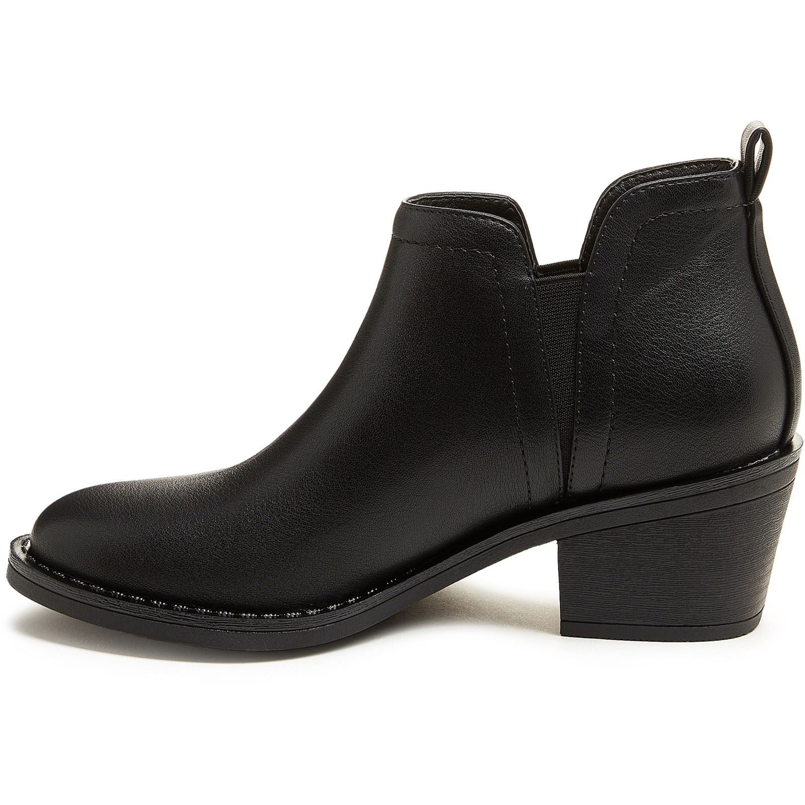 Rocket Dog York Polyurethan Damen Schwarze Farbe Stiefeletten mit Absatz
