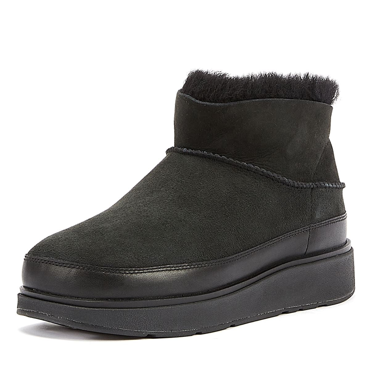 FitFlop Ultra Mini Damen Schwarze Stiefel