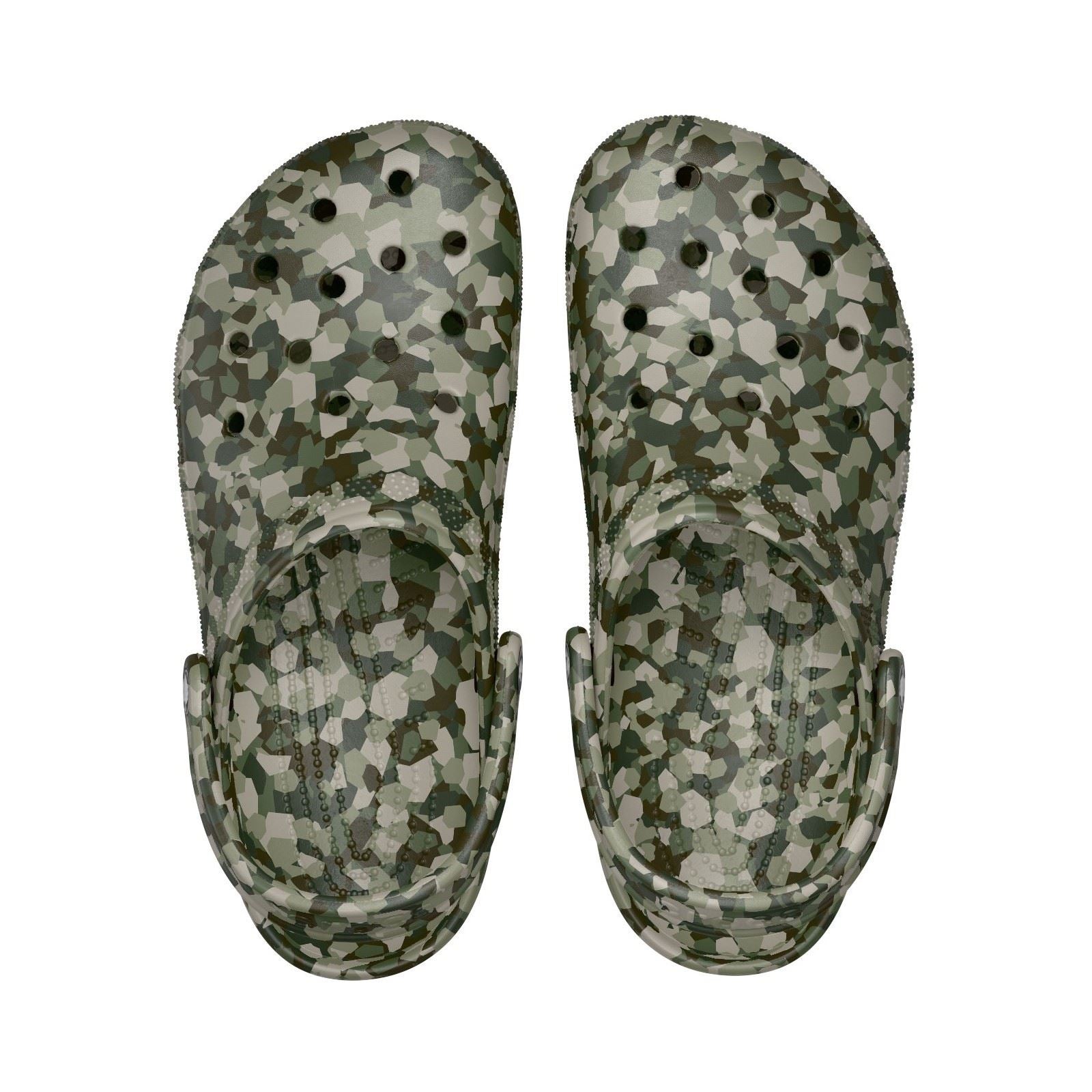 Crocs Classic Confetti Eva Herren Army Grün Clogs