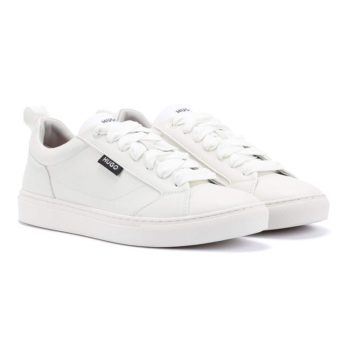 Hugo Morrie Tennis Kunstleder Damen Sneaker In Weiß
