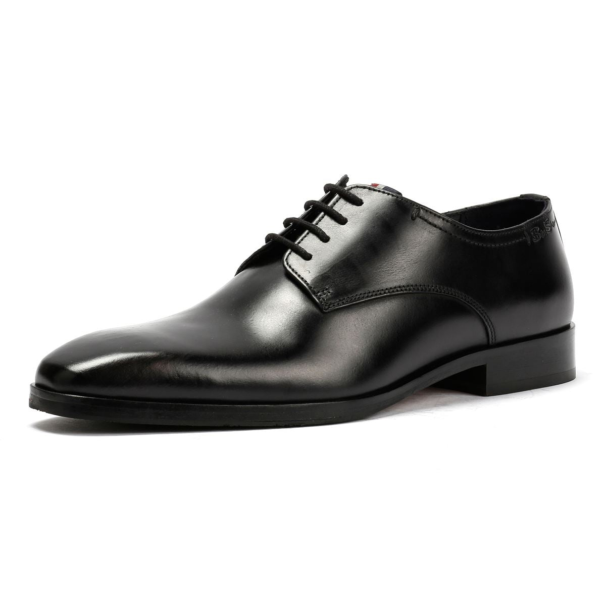 Ben Sherman Kenton Leder Herren Schwarz Schnürschuhe