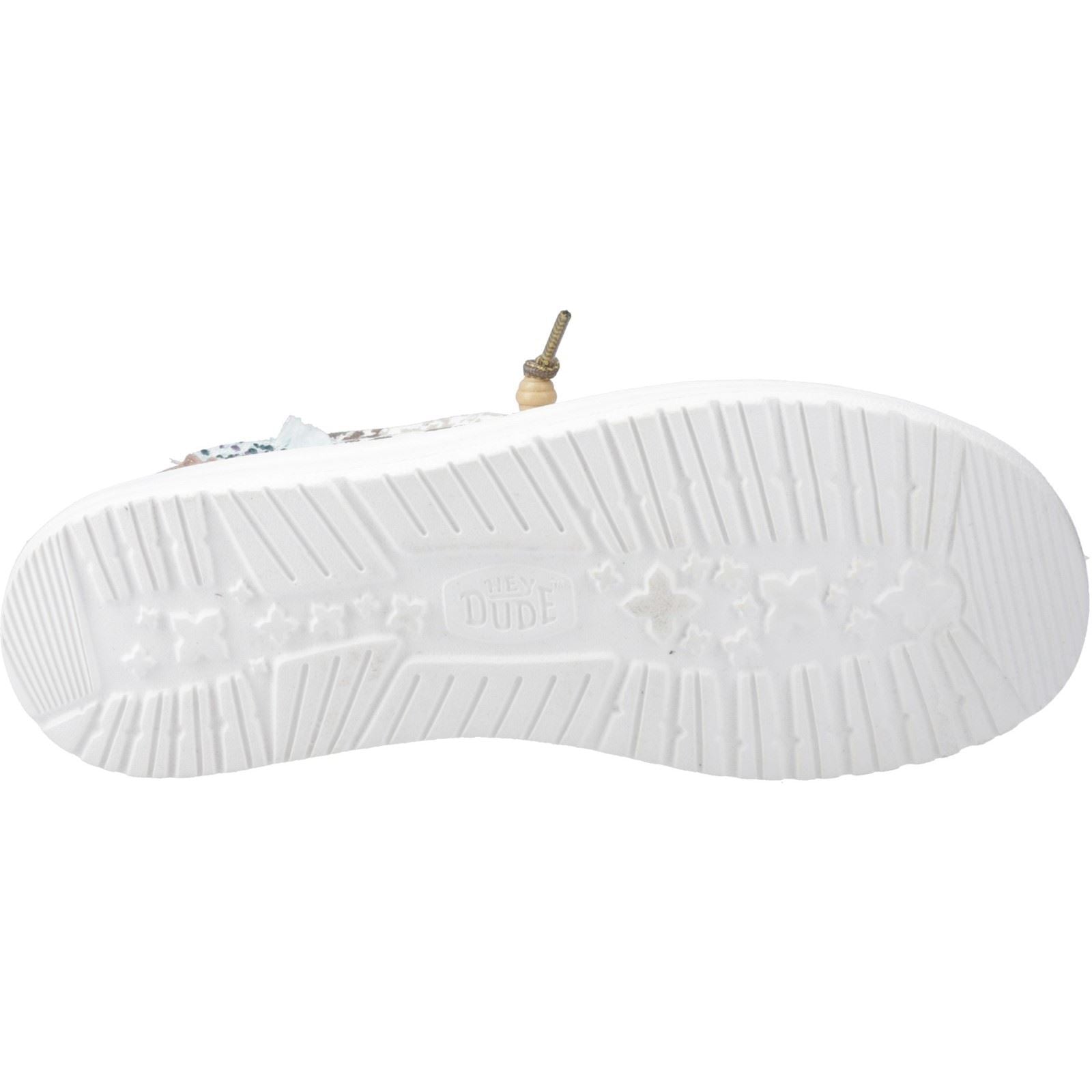 HEYDUDE Wendy Disco Cow Baumwoll Damen Tan Loafer