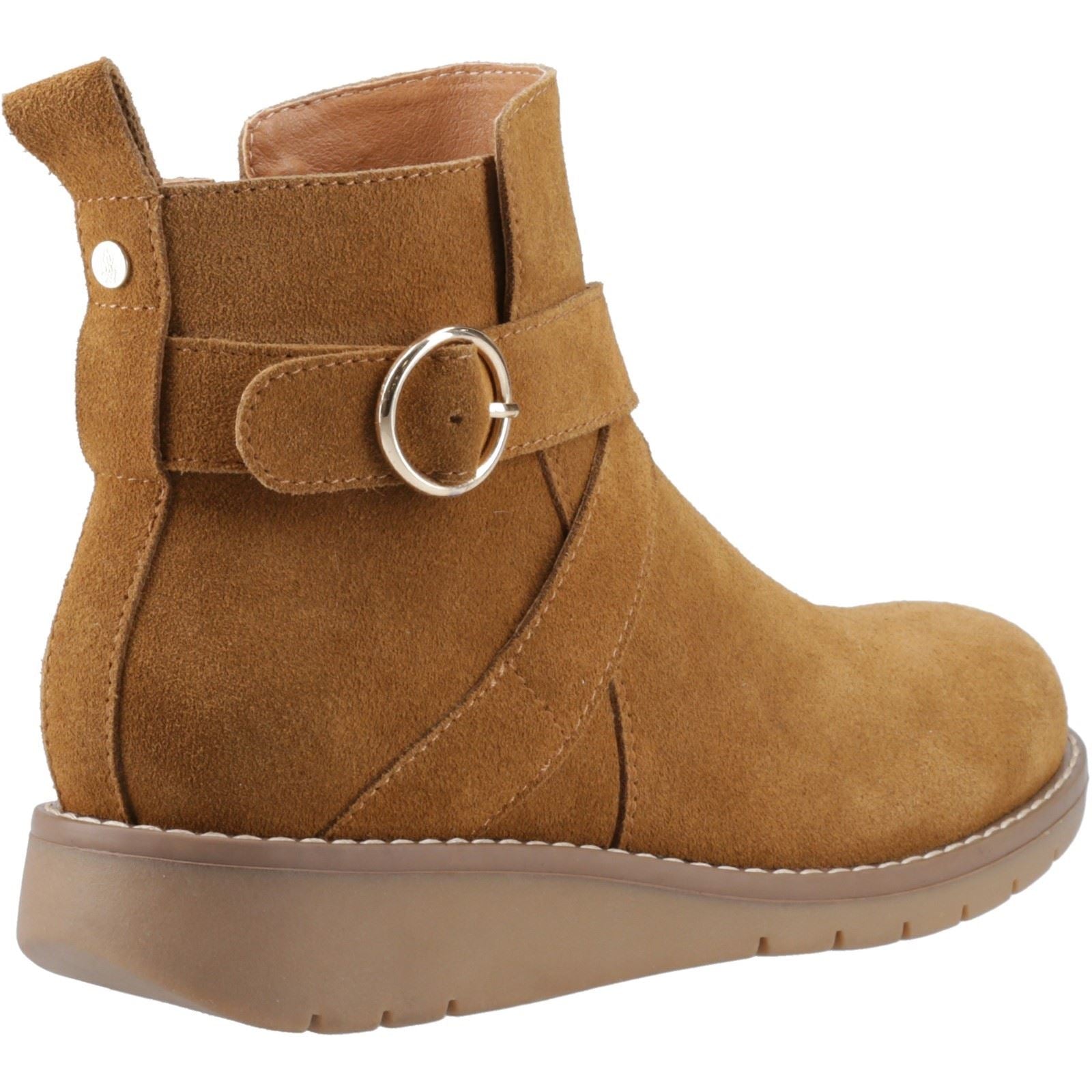 Hush Puppies Lyra Damen Wildleder Winter Stiefeletten in Braun
