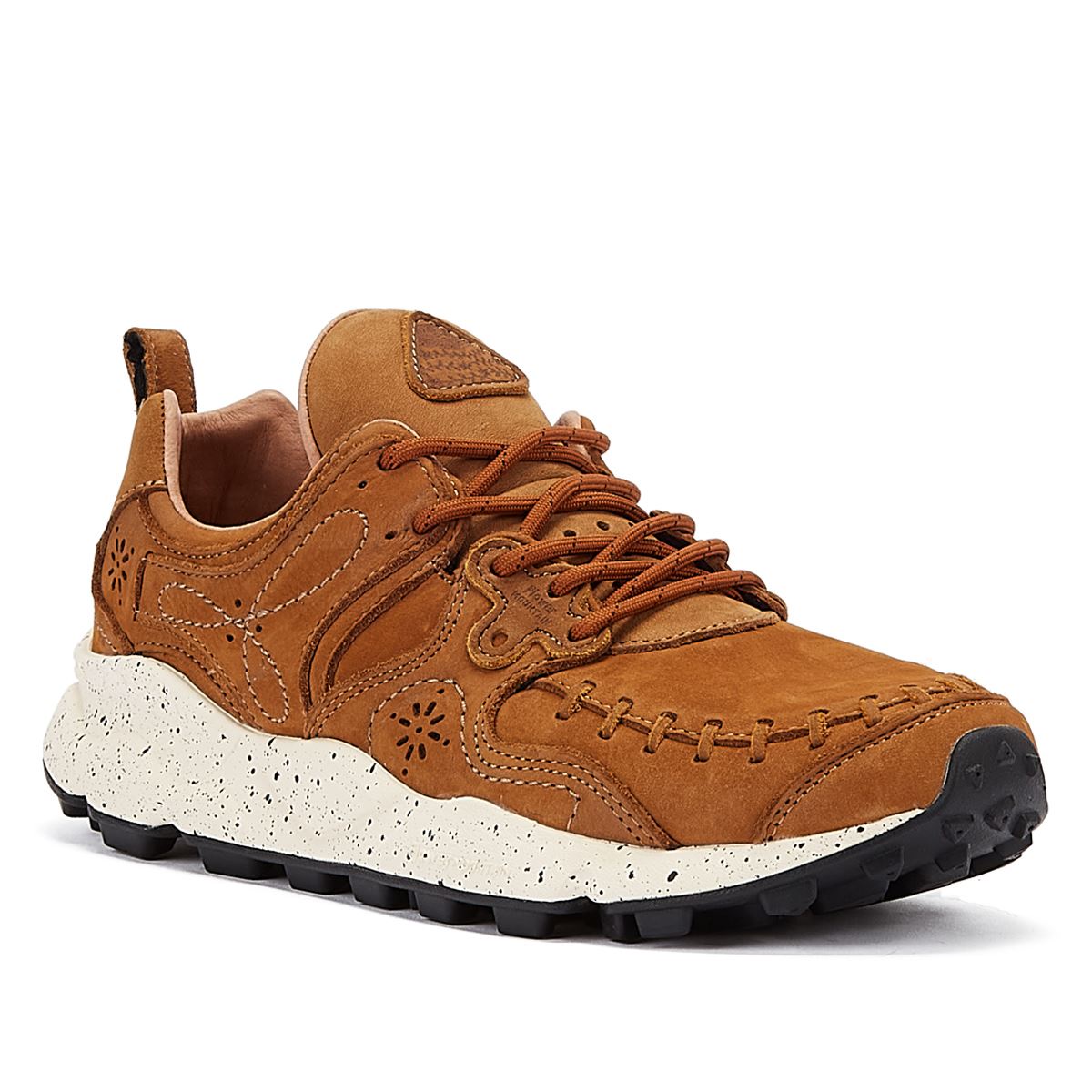Flower Mountain Yamano Wildleder Herren Braune Turnschuhe