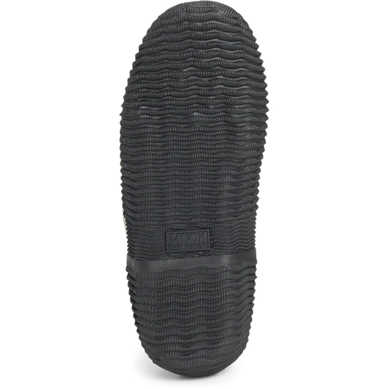 Muck Boots Hale Gummistiefel Schwarz Mit Flauschigem Hahnentrittmuster