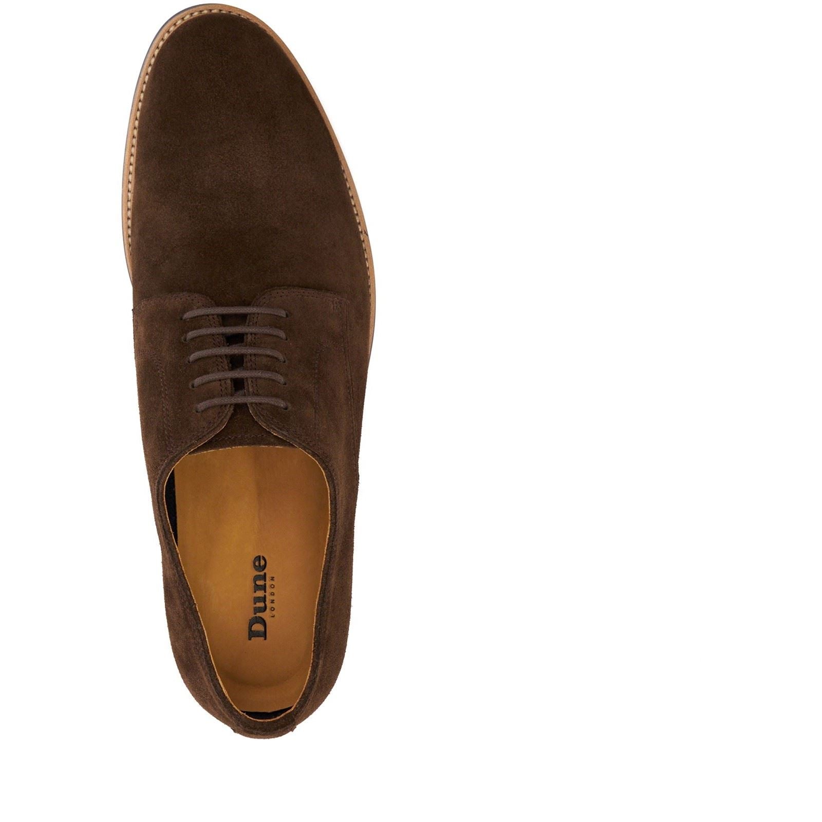 Dune Stanley Herren Schnürschuhe aus braunem Leder