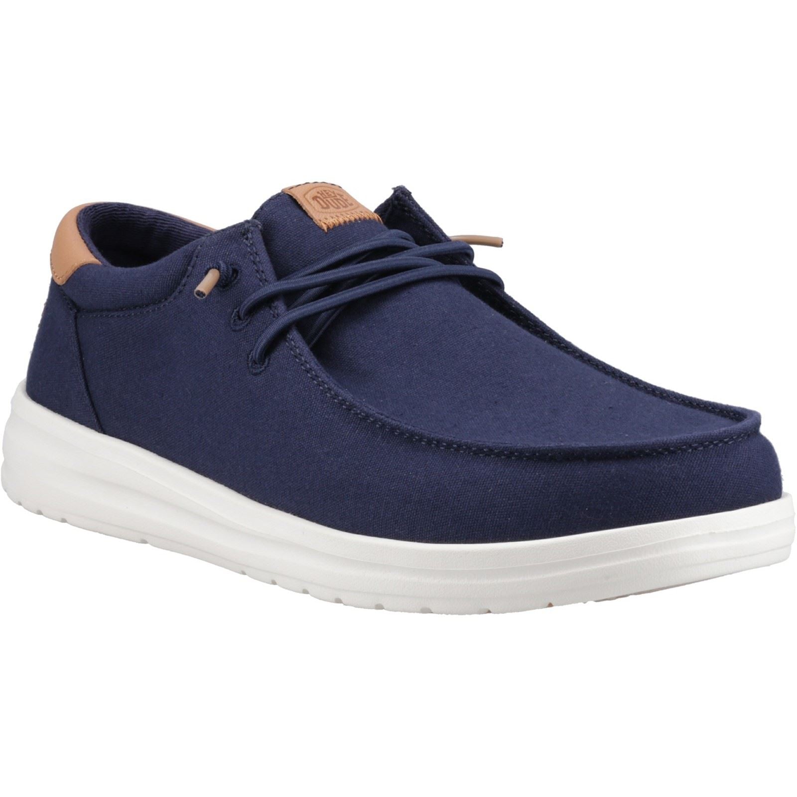 HEYDUDE Paul Canvas Herren Blaue Trekkingschuhe Aus Baumwolle
