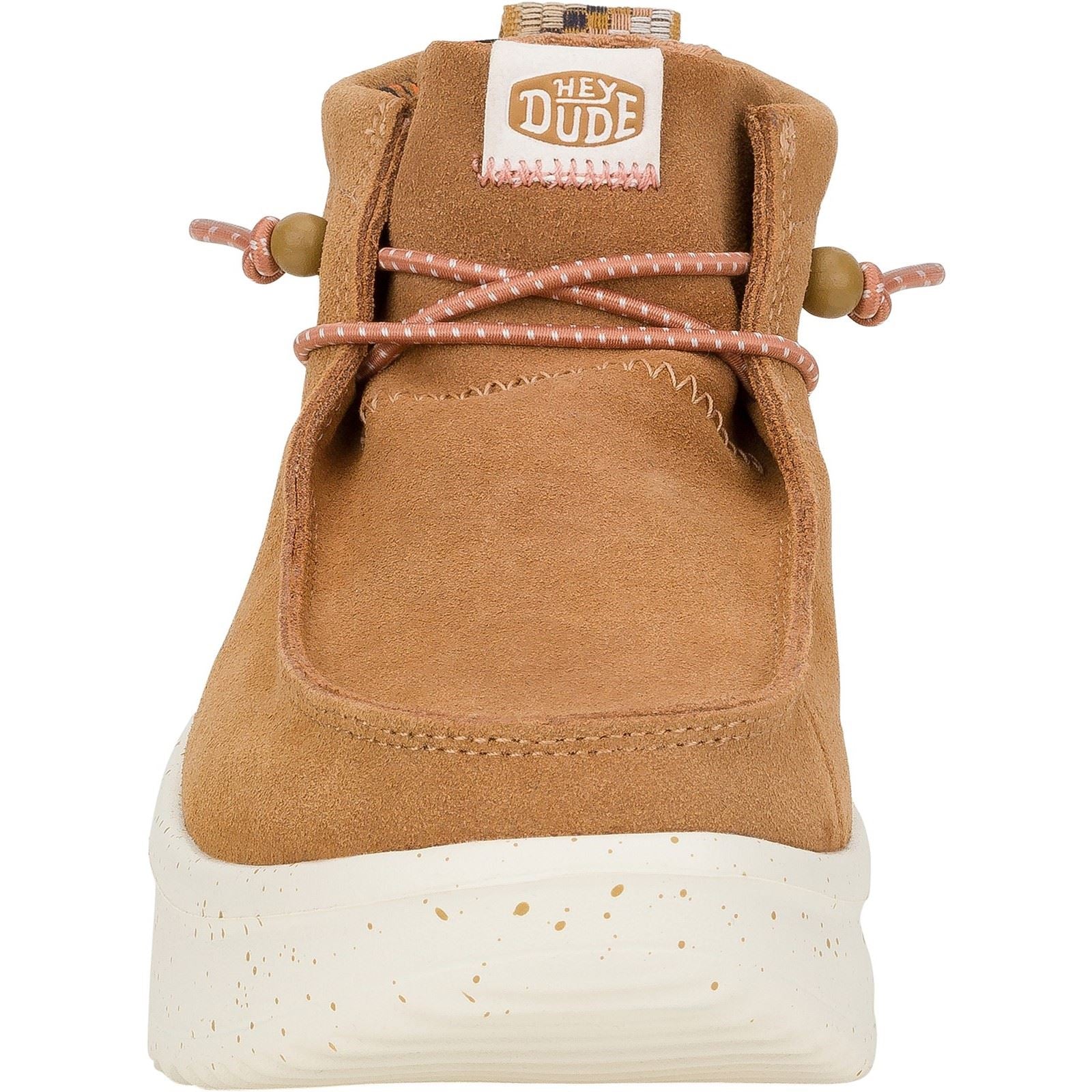 HEYDUDE Wendy Peak Hi Wildleder Damen Kastanienstiefel