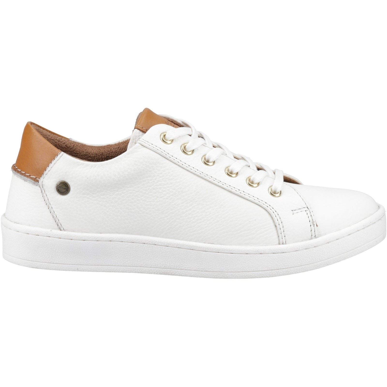 Cotswold Radcot Damen Sneaker Aus Weißem Leder