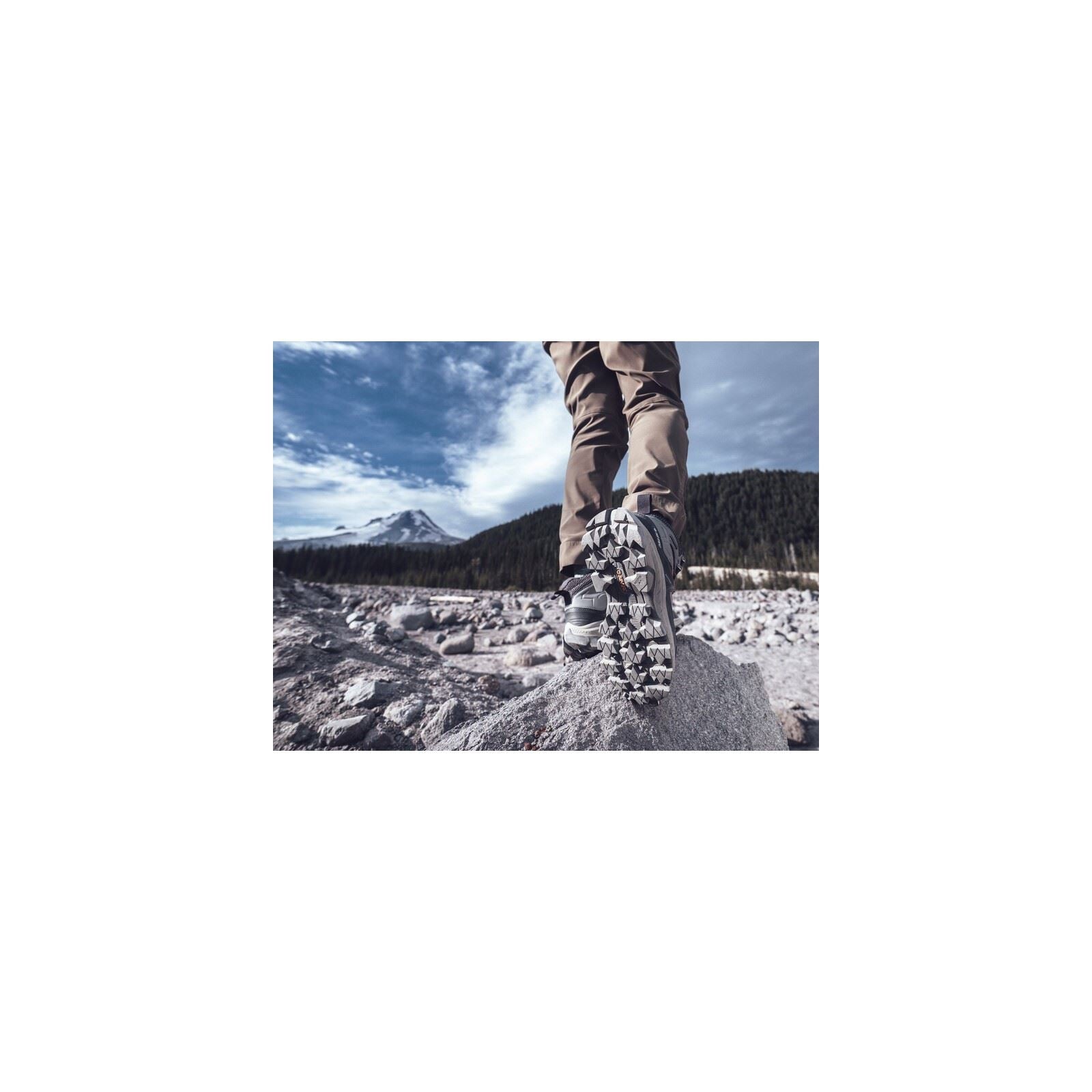 Hi-Tec Rainier Polyester Damen Wanderschuhe In Coolem Grau