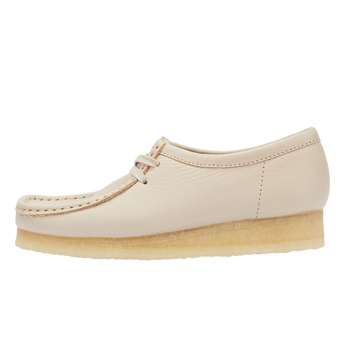 Clarks Originals Wallabee  Damen Beige Lederschuhe