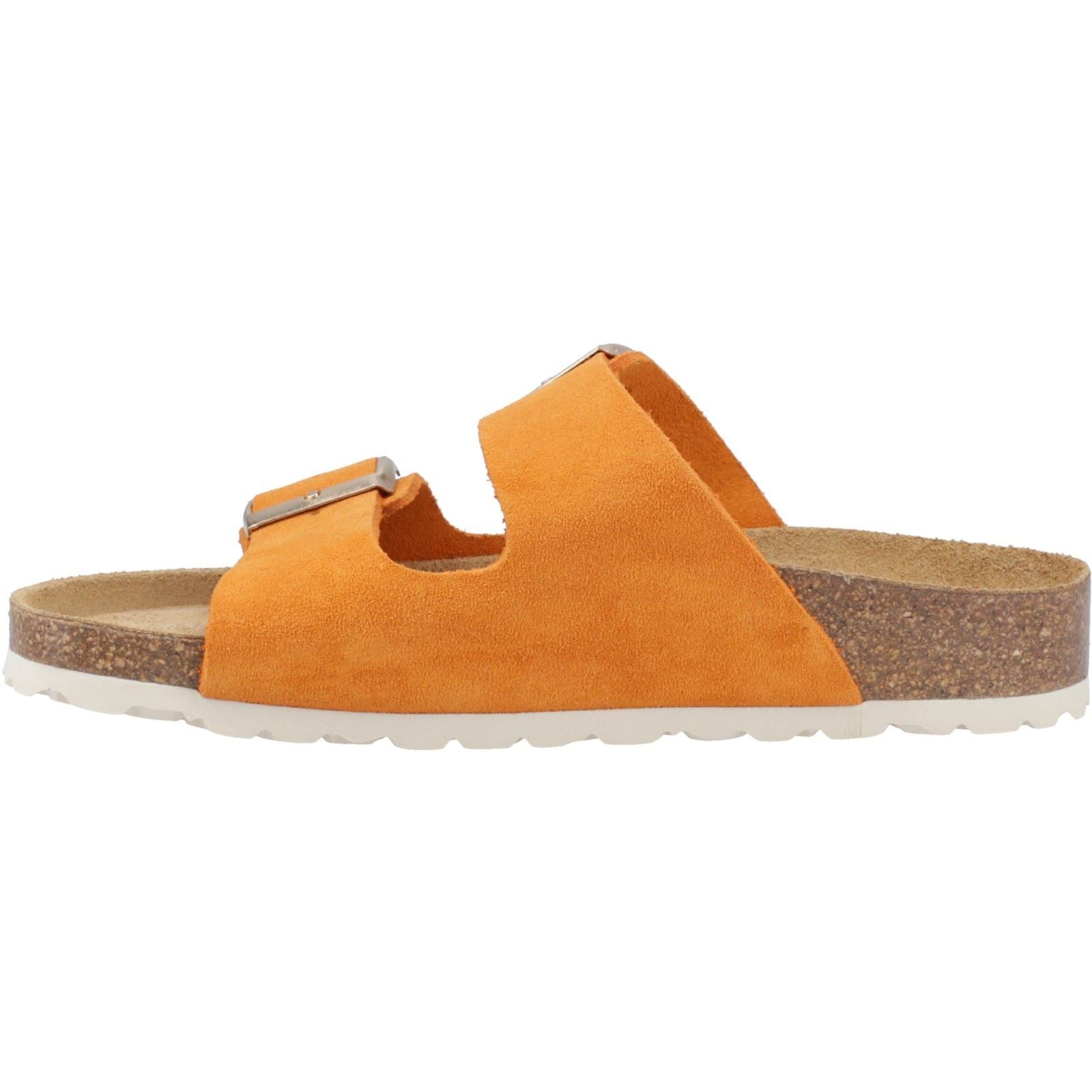 Hush Puppies Blaire Damen Sandalen Aus Veloursleder In Orange