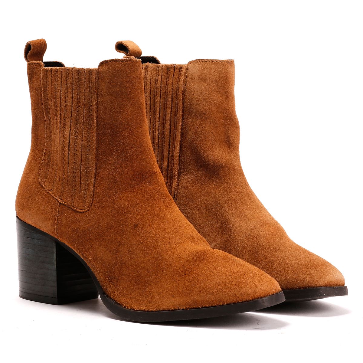Osprey London The Naples Wildleder Damen Braune Stiefel