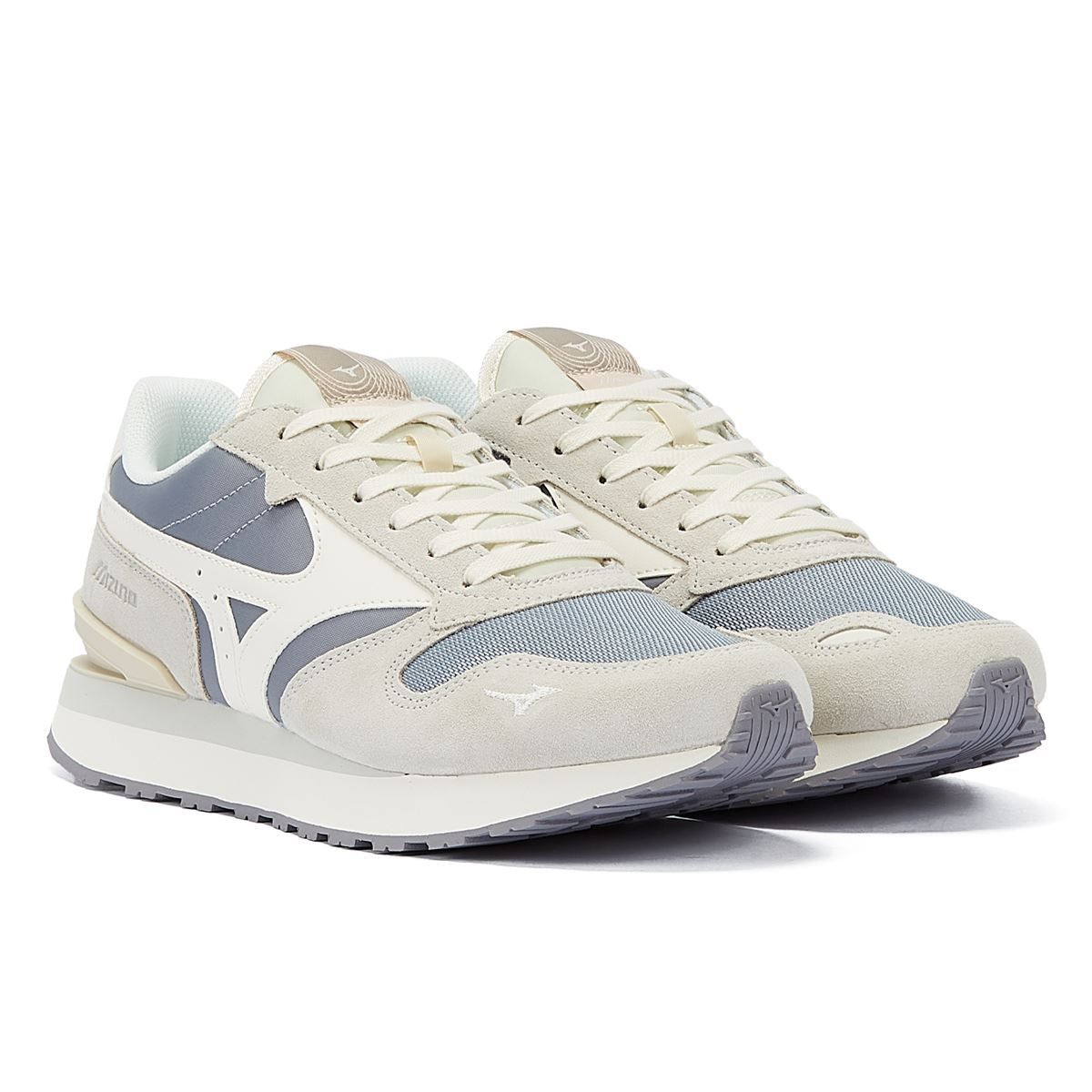 Mizuno MIZUNO RB87 Grau-Violette Wildleder-Sneakers